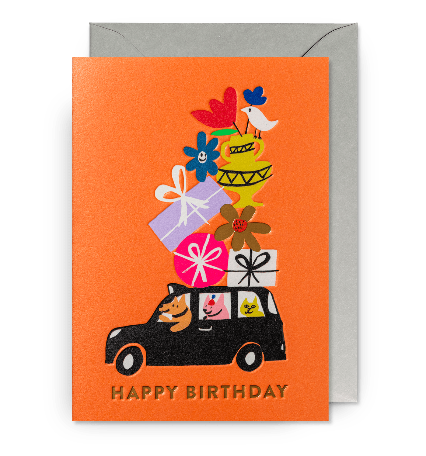 Happy Birthday Black Cab - UniqueEntity Art