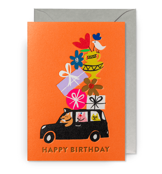 Happy Birthday Black Cab - UniqueEntity Art