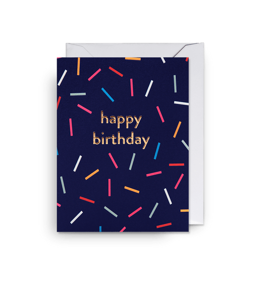 Happy Birthday Confetti - UniqueEntity Art