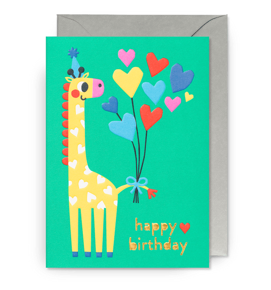Happy Birthday Giraffe - UniqueEntity Art