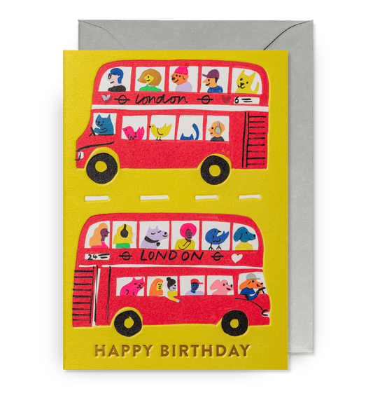 Happy Birthday London Buses - UniqueEntity Art