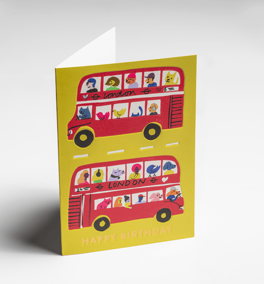 Happy Birthday London Buses - UniqueEntity Art