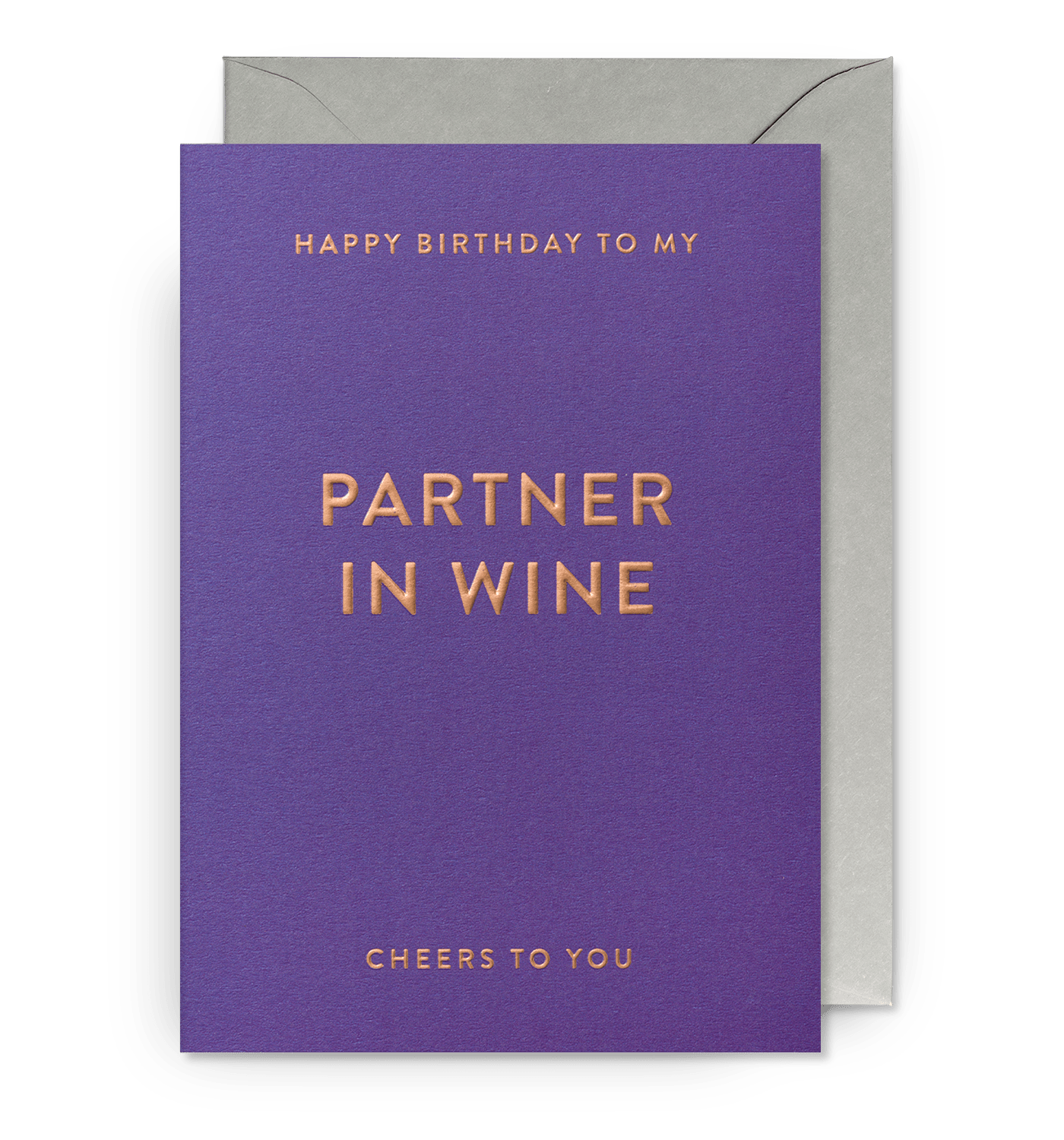Happy Birthday To My Partner In Wine - UniqueEntity Art