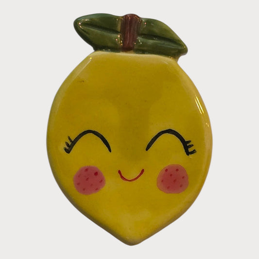 Happy Lemon Face Magnet - UniqueEntity Art