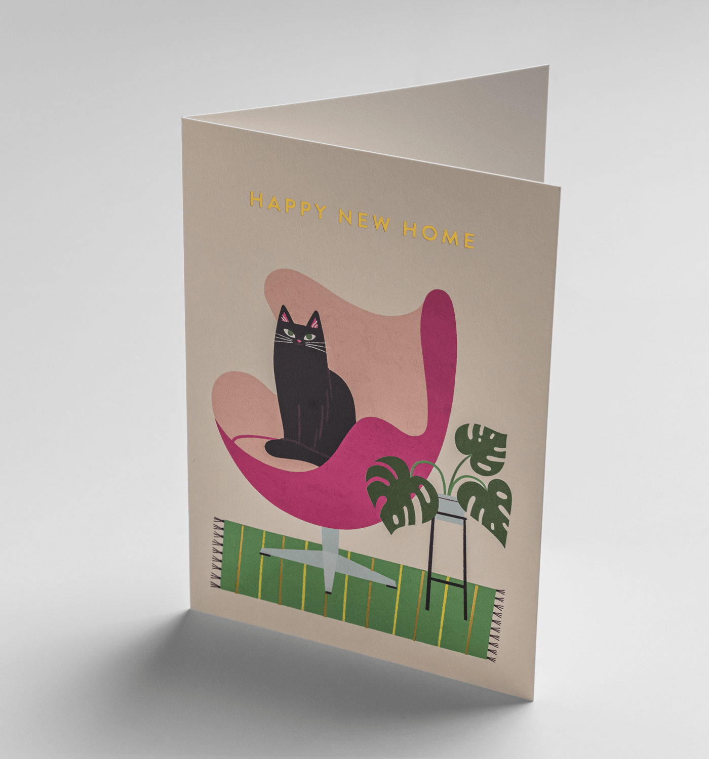 Happy New Home Cat - UniqueEntity Art