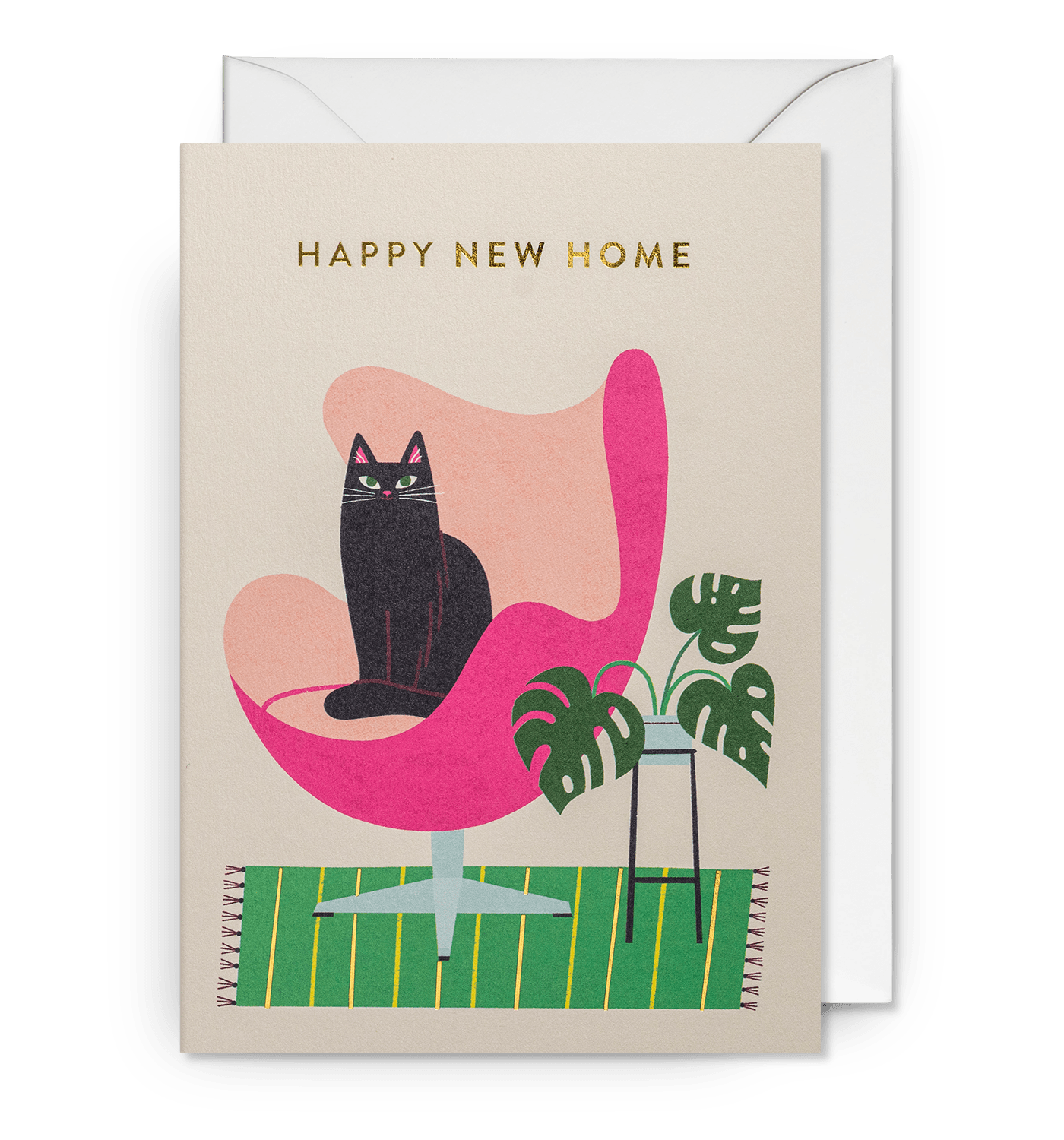 Happy New Home Cat - UniqueEntity Art