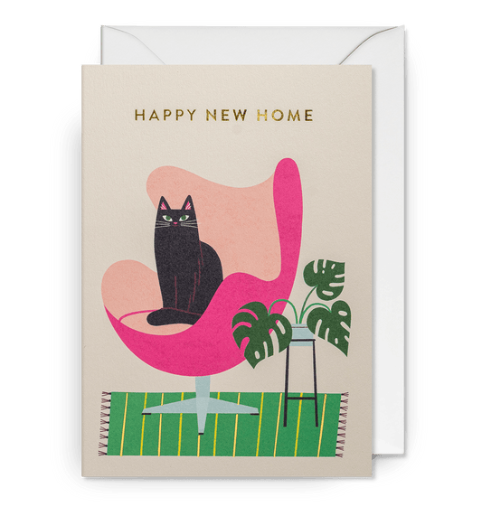 Happy New Home Cat - UniqueEntity Art