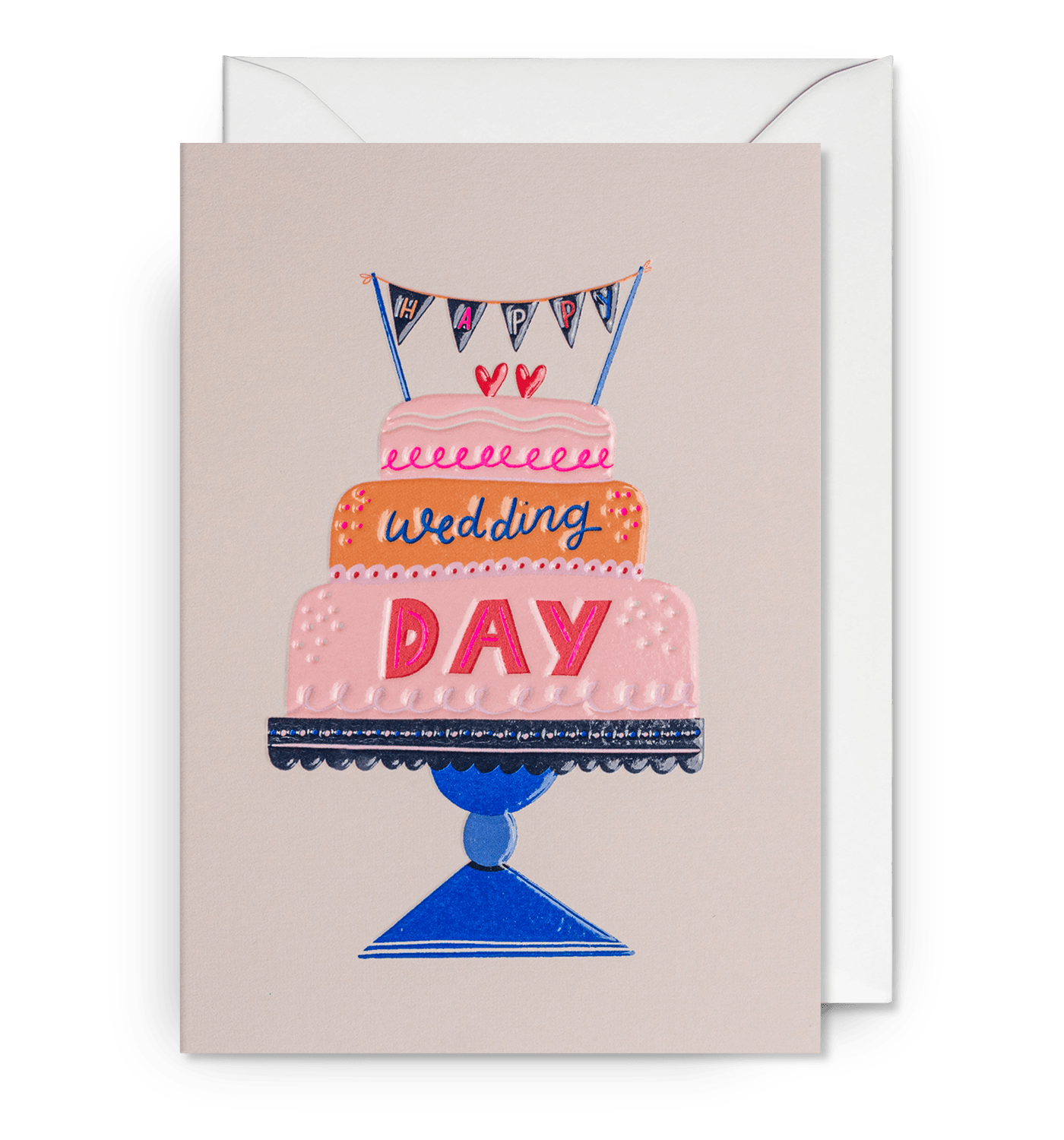 Happy Wedding Day Decorative Cake - UniqueEntity Art