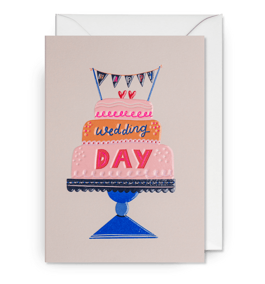 Happy Wedding Day Decorative Cake - UniqueEntity Art
