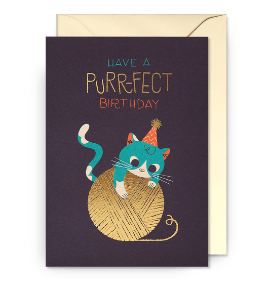 Have A Purr Fect Birthday - UniqueEntity Art
