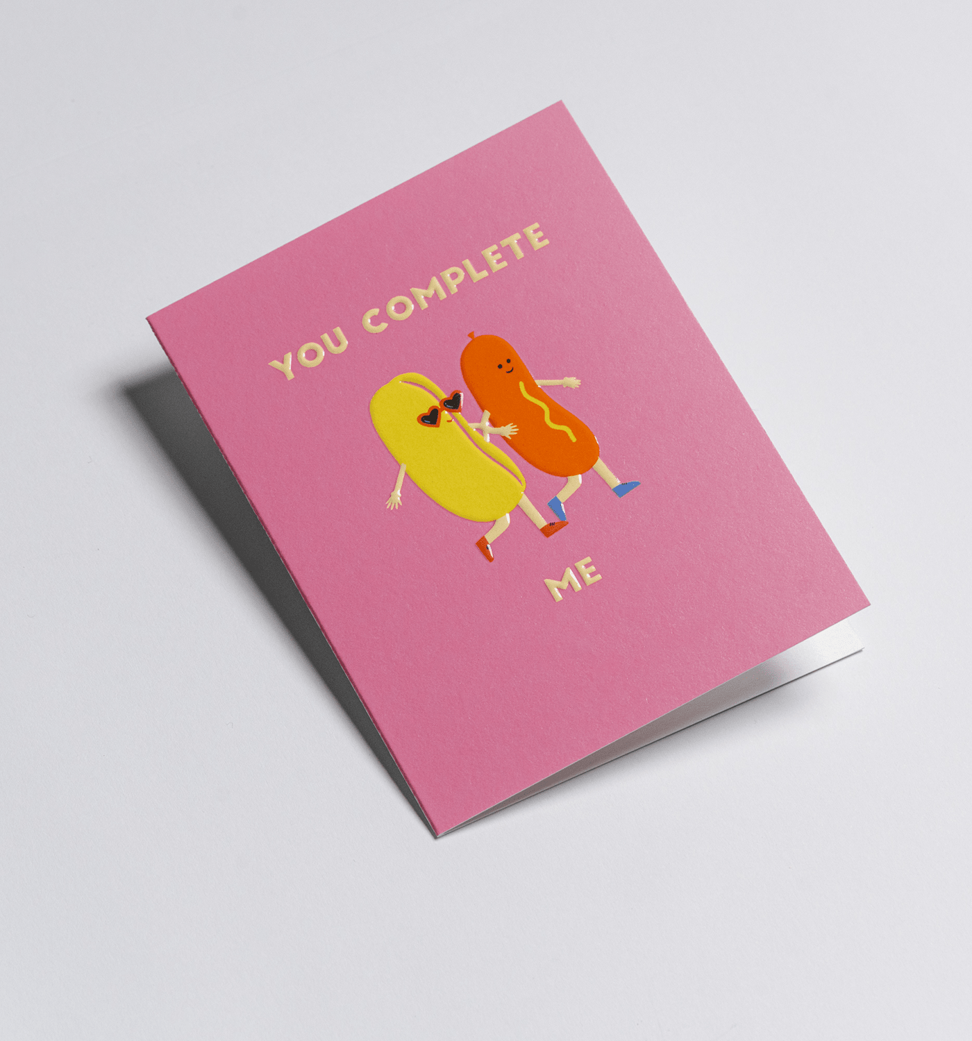 Hot Dog You Complete Me - UniqueEntity Art