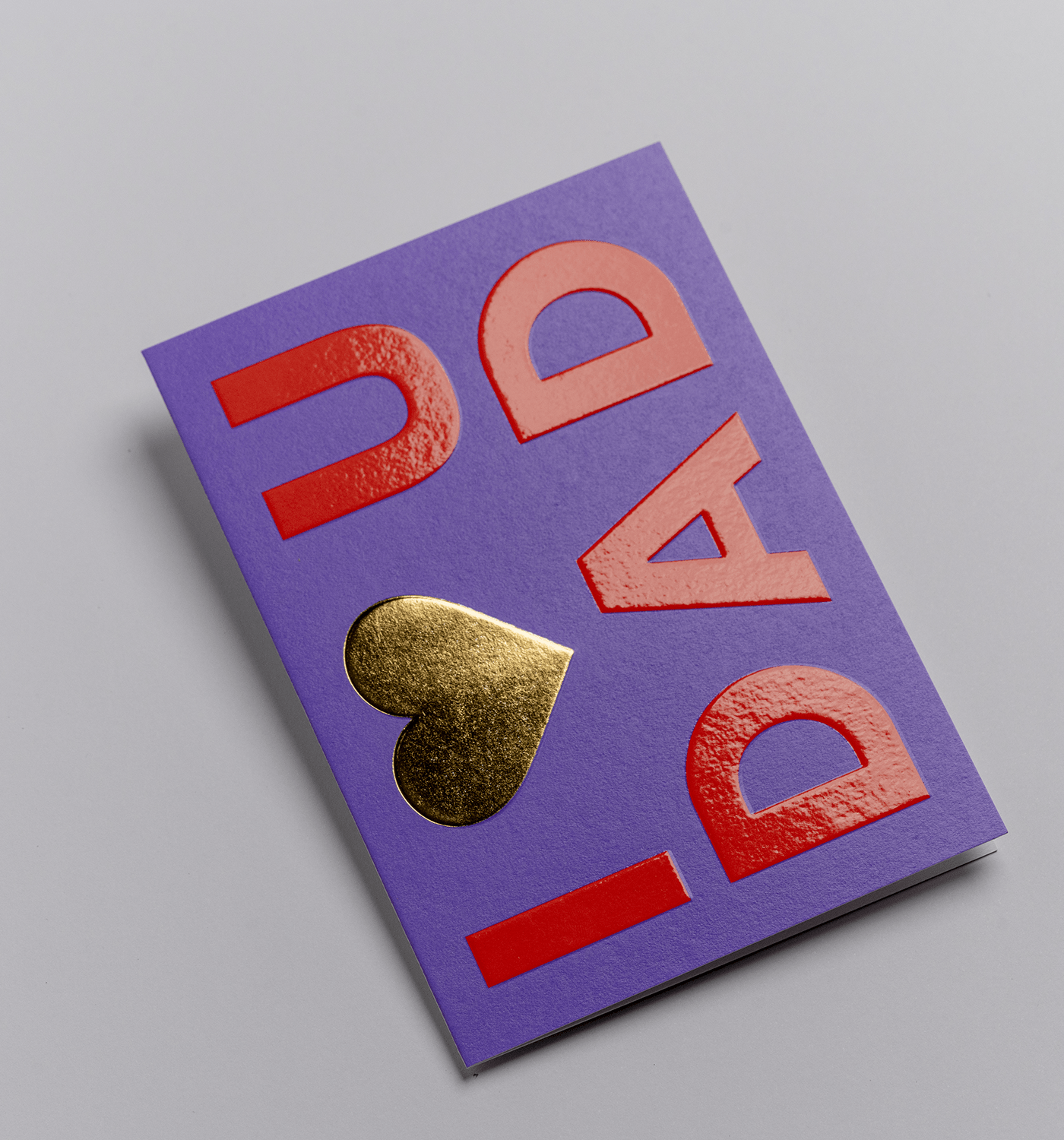 I Heart U Dad Fathers Day Card - UniqueEntity Art
