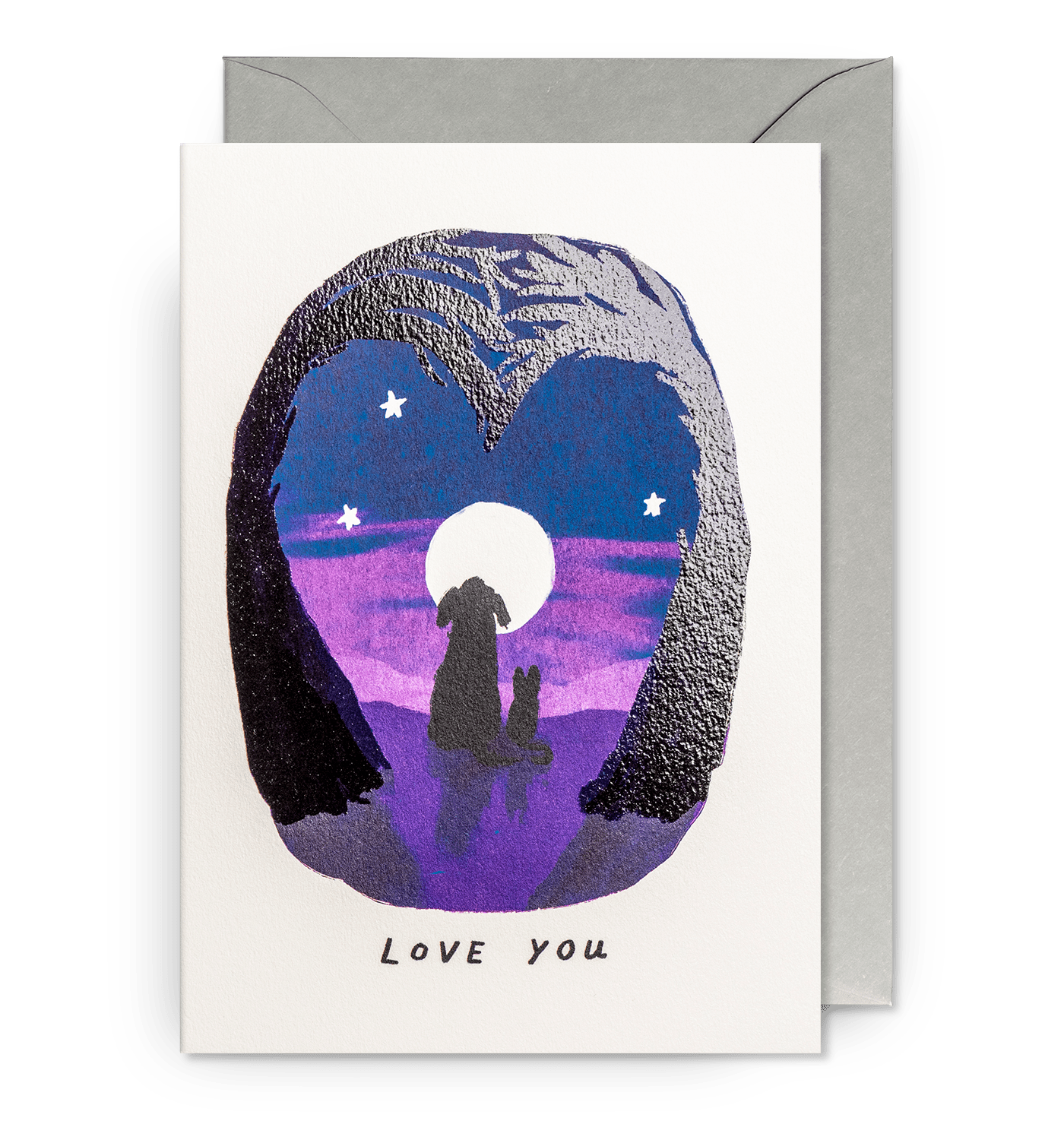 John Bond - Love You - Greeting Cards - UniqueEntity Art