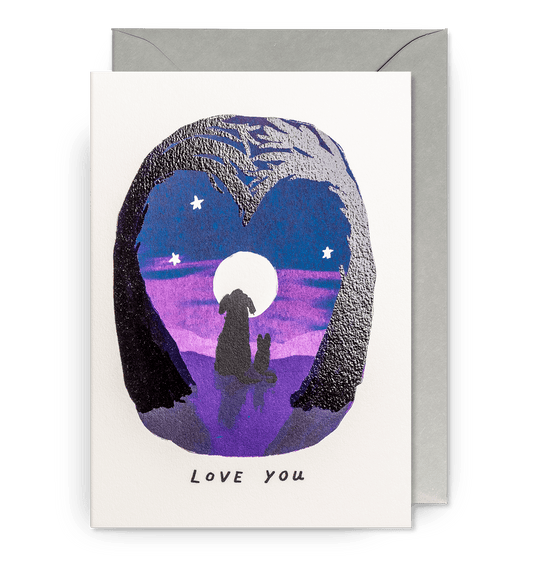 John Bond - Love You - Greeting Cards - UniqueEntity Art