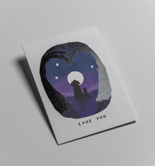 John Bond - Love You - Greeting Cards - UniqueEntity Art