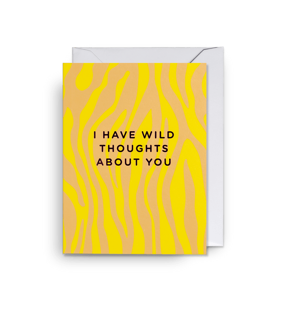 Kelly Hyatt - Mini Card - I have wild thoughts about you