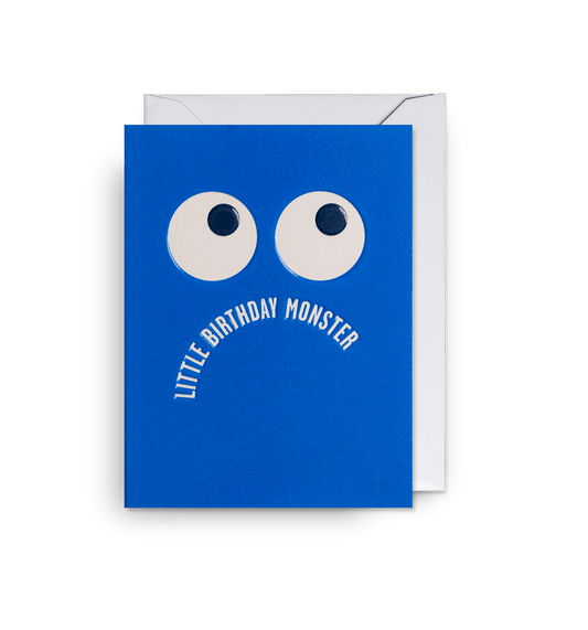 KH - Little Birthday Monster - Mini Card - UniqueEntity Art