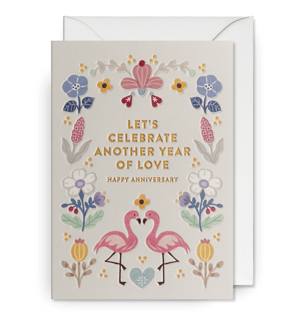 Lets Celebrate Another Year Of Love Anniversary Card