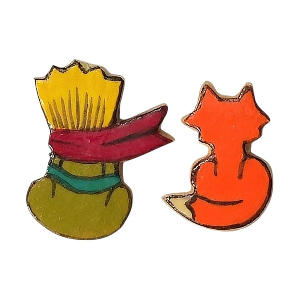 Little Prince Fox Earrings