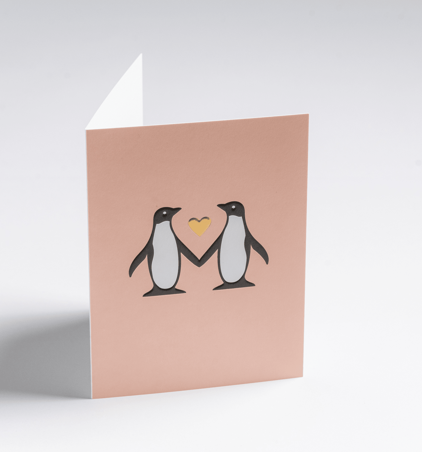 Love Heart Penguins - UniqueEntity Art