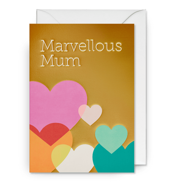 Marvellous Mum Colourful Hearts