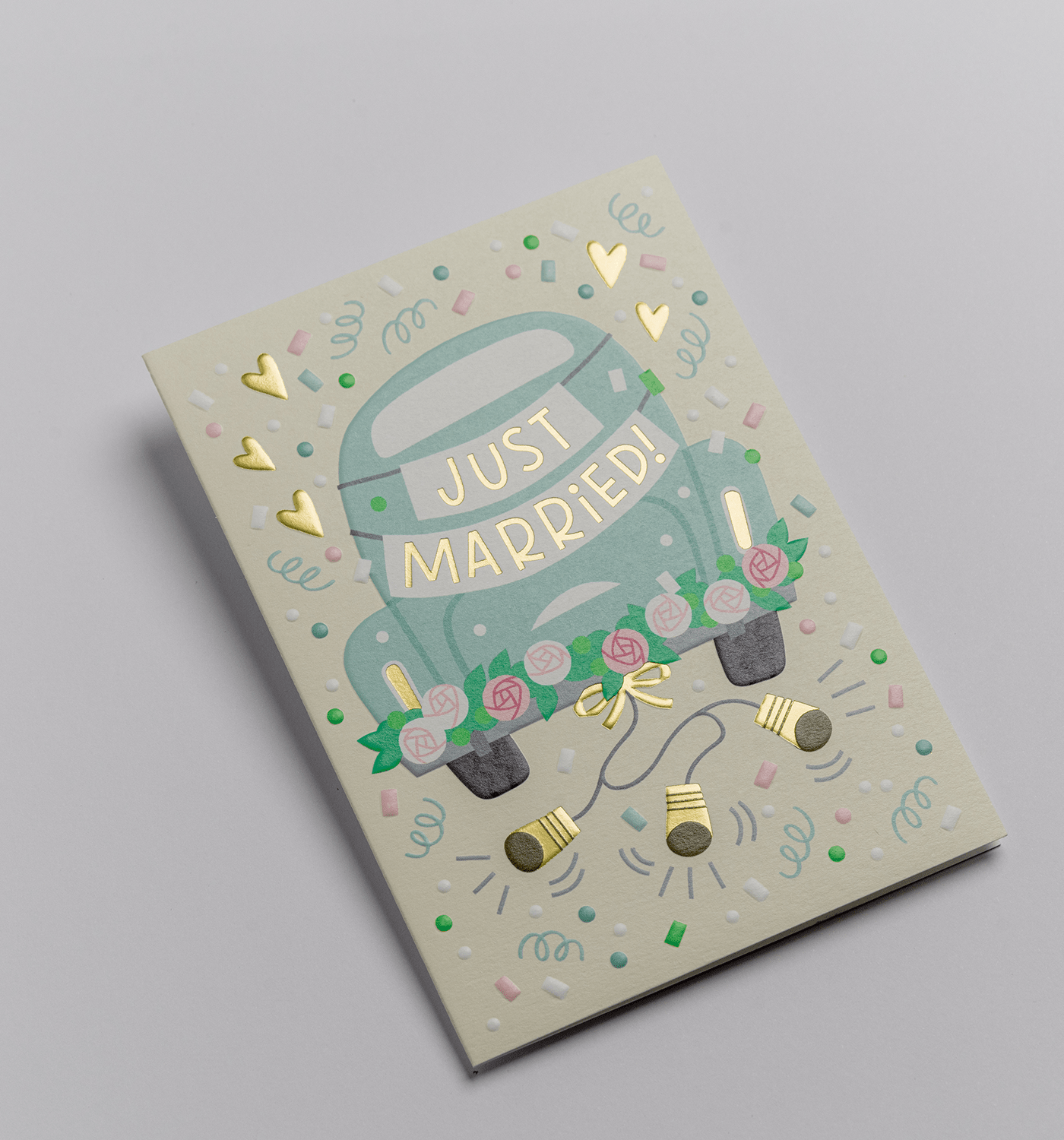 Mei Støyva - Just Married! - Everyday Card - UniqueEntity Art