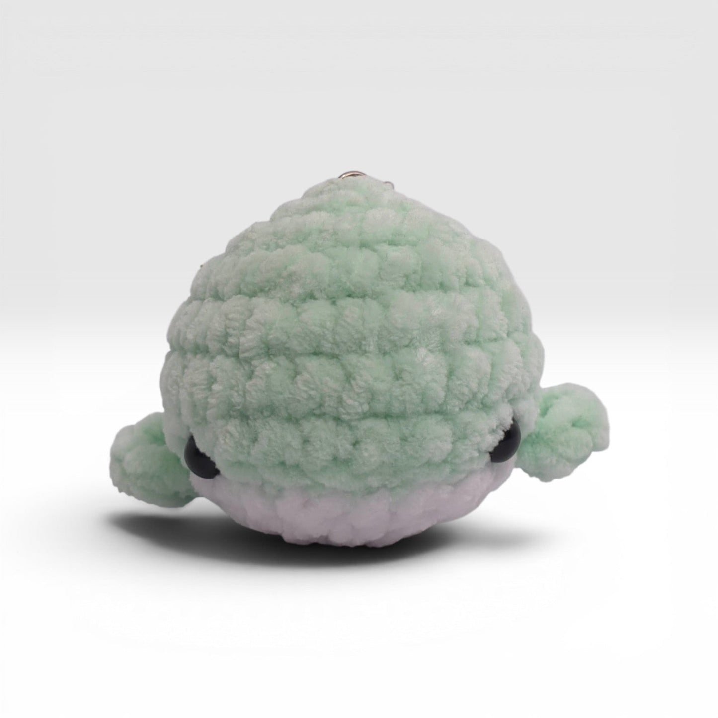 Mint Green Chubby Frog Keychain - UniqueEntity Art