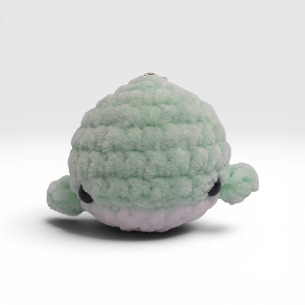 Mint Green Chubby Frog Keychain