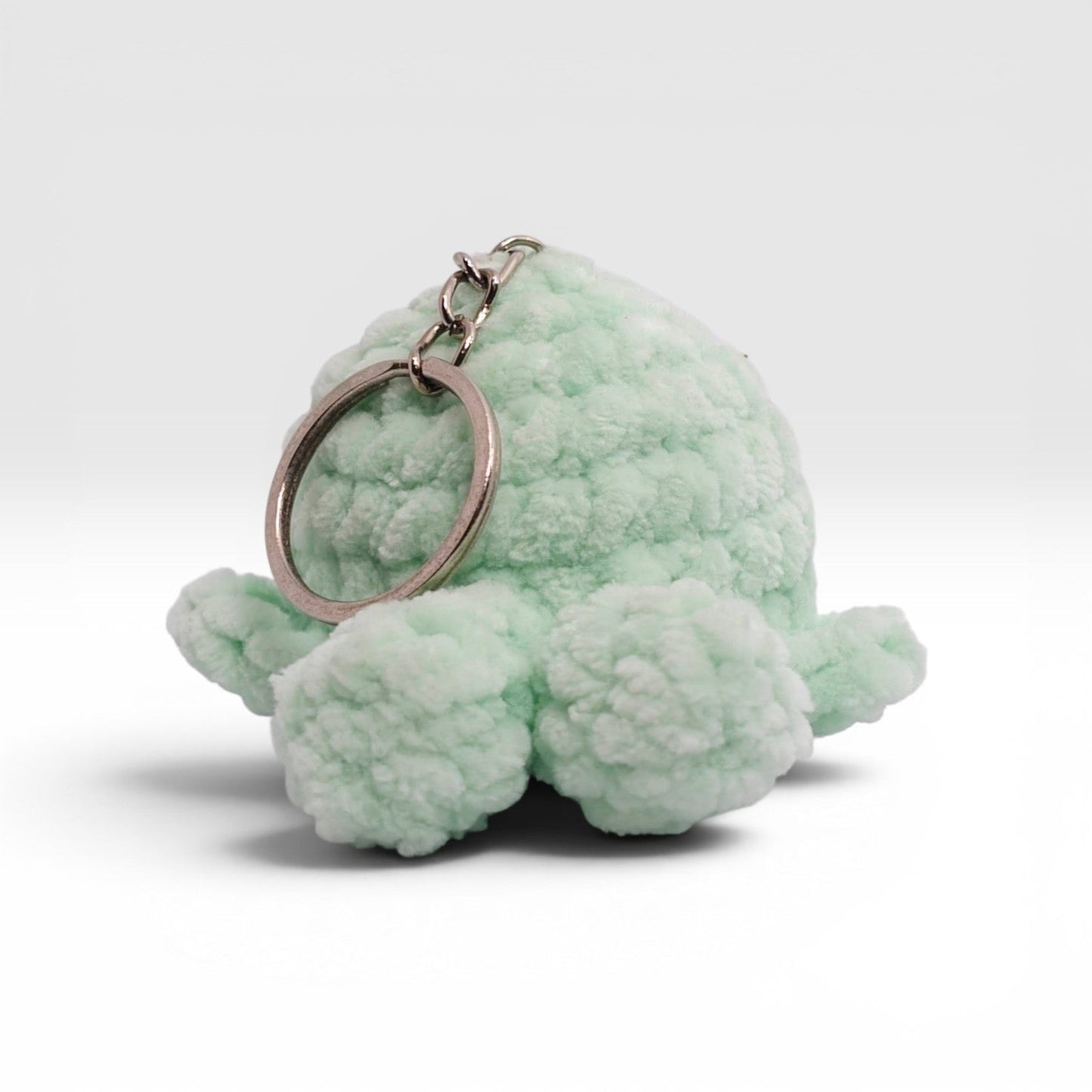 Mint Green Chubby Frog Keychain - UniqueEntity Art