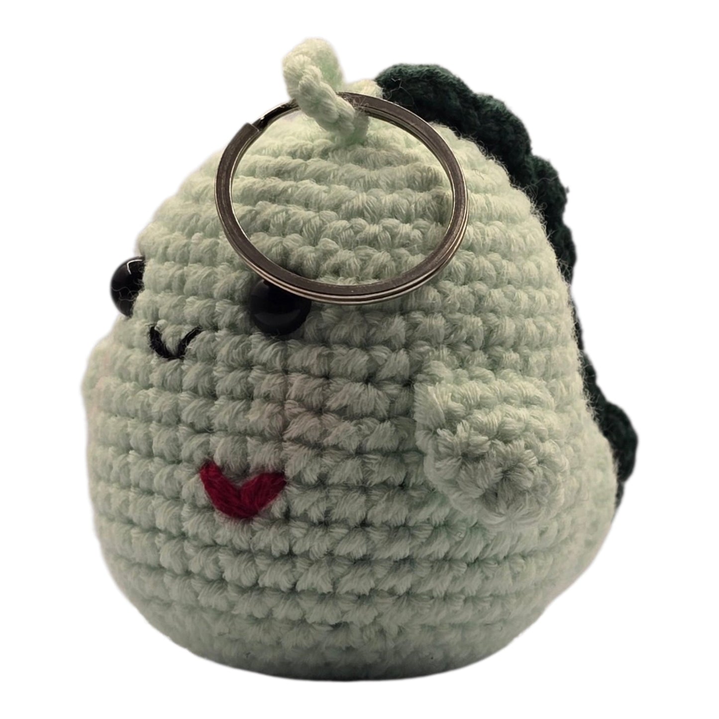 Mint Green Dino Keychain - UniqueEntity Art
