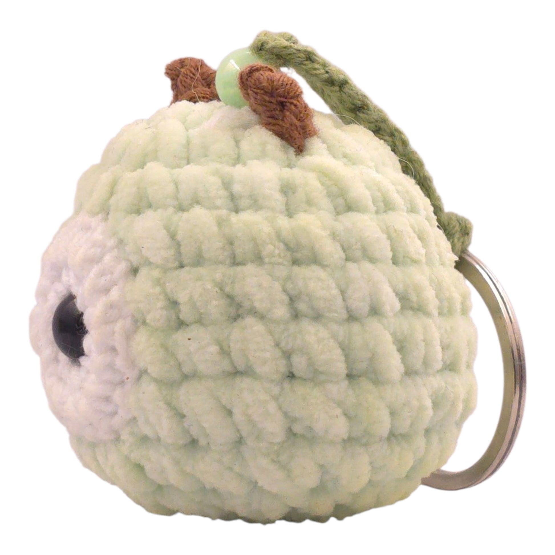 Mint Green One Eyed Monster Keychain - UniqueEntity Art
