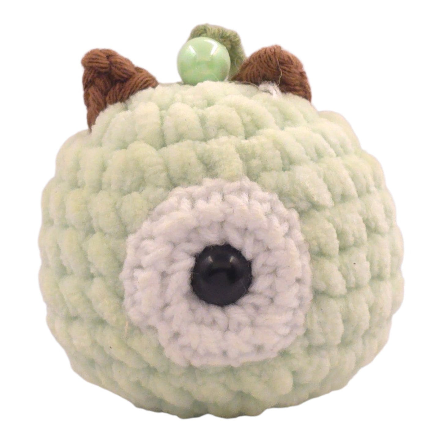 Mint Green One Eyed Monster Keychain - UniqueEntity Art