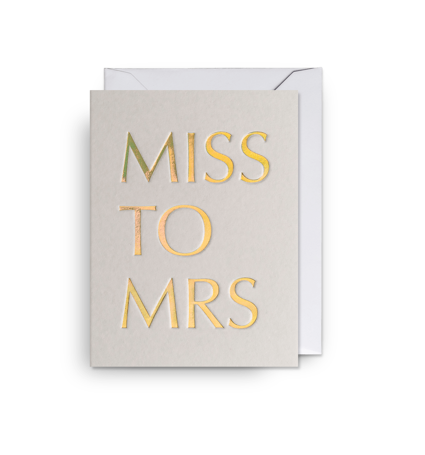 Miss To Mrs Mini Wedding Card - UniqueEntity Art