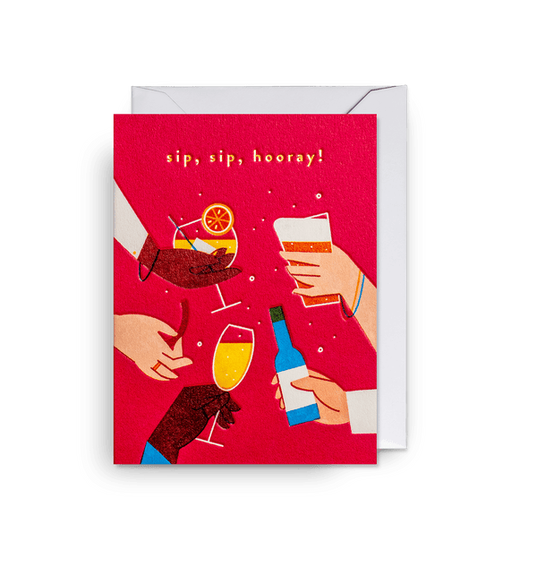 Molly McCammon - Sip, Sip, Hooray - Mini cards