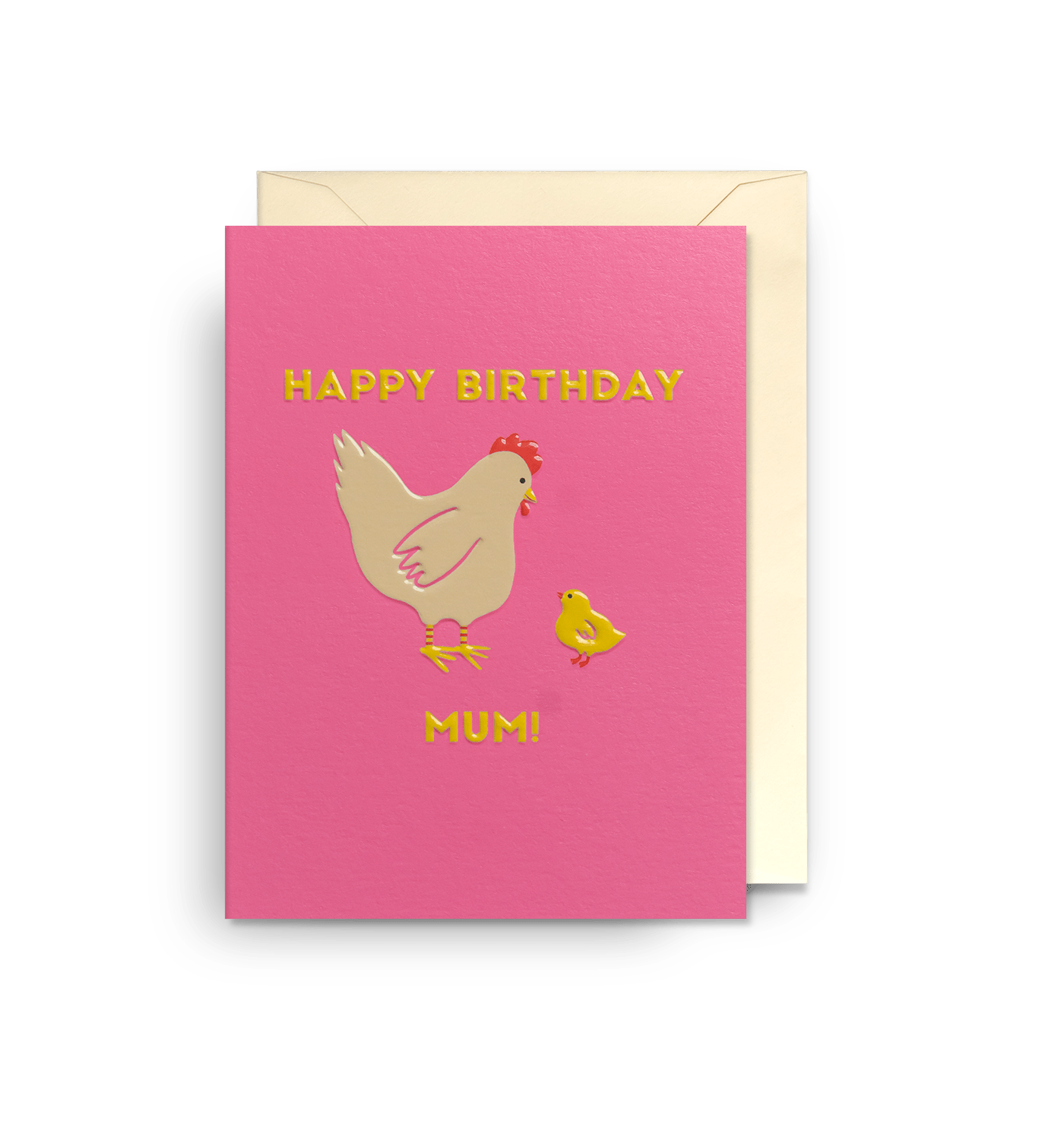 Mother Hen Mini Birthday Card - UniqueEntity Art