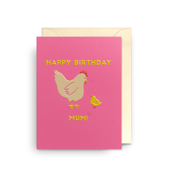 Mother Hen Mini Birthday Card