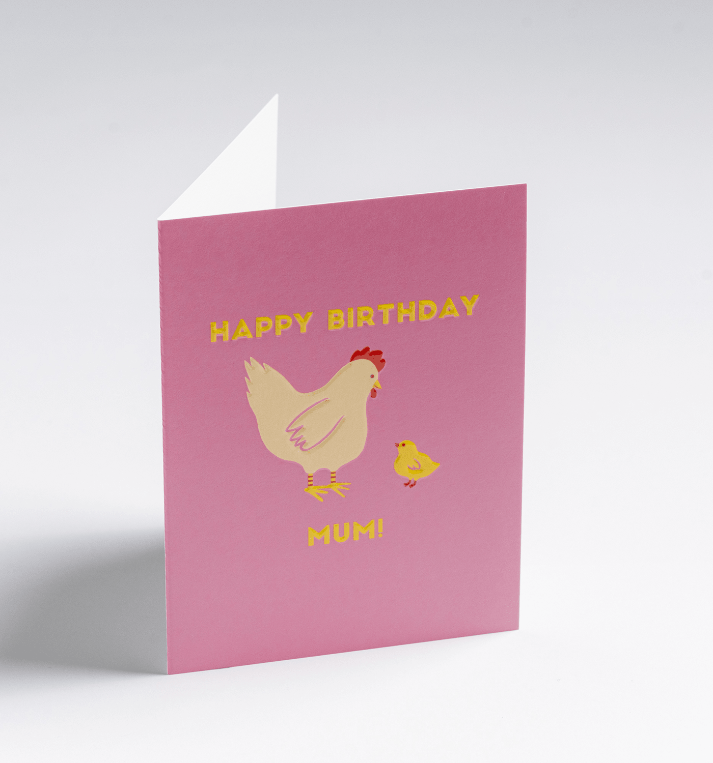 Mother Hen Mini Birthday Card - UniqueEntity Art