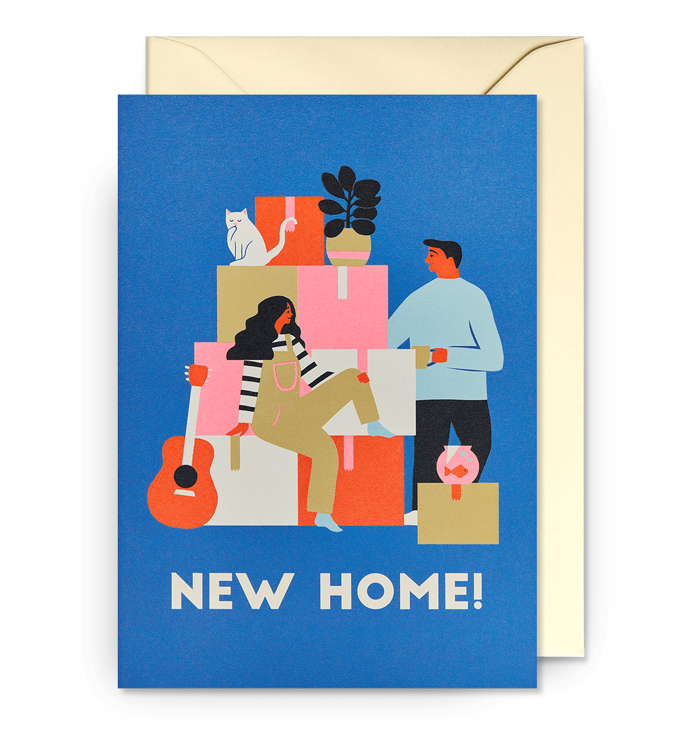 New Home Cat Couple - UniqueEntity Art