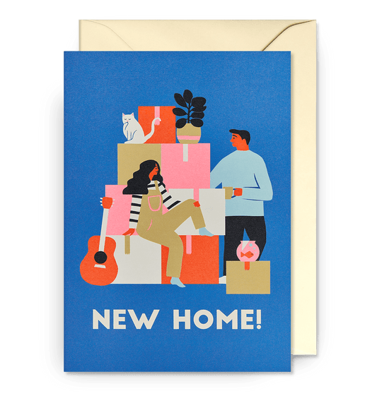 New Home Cat Couple - UniqueEntity Art