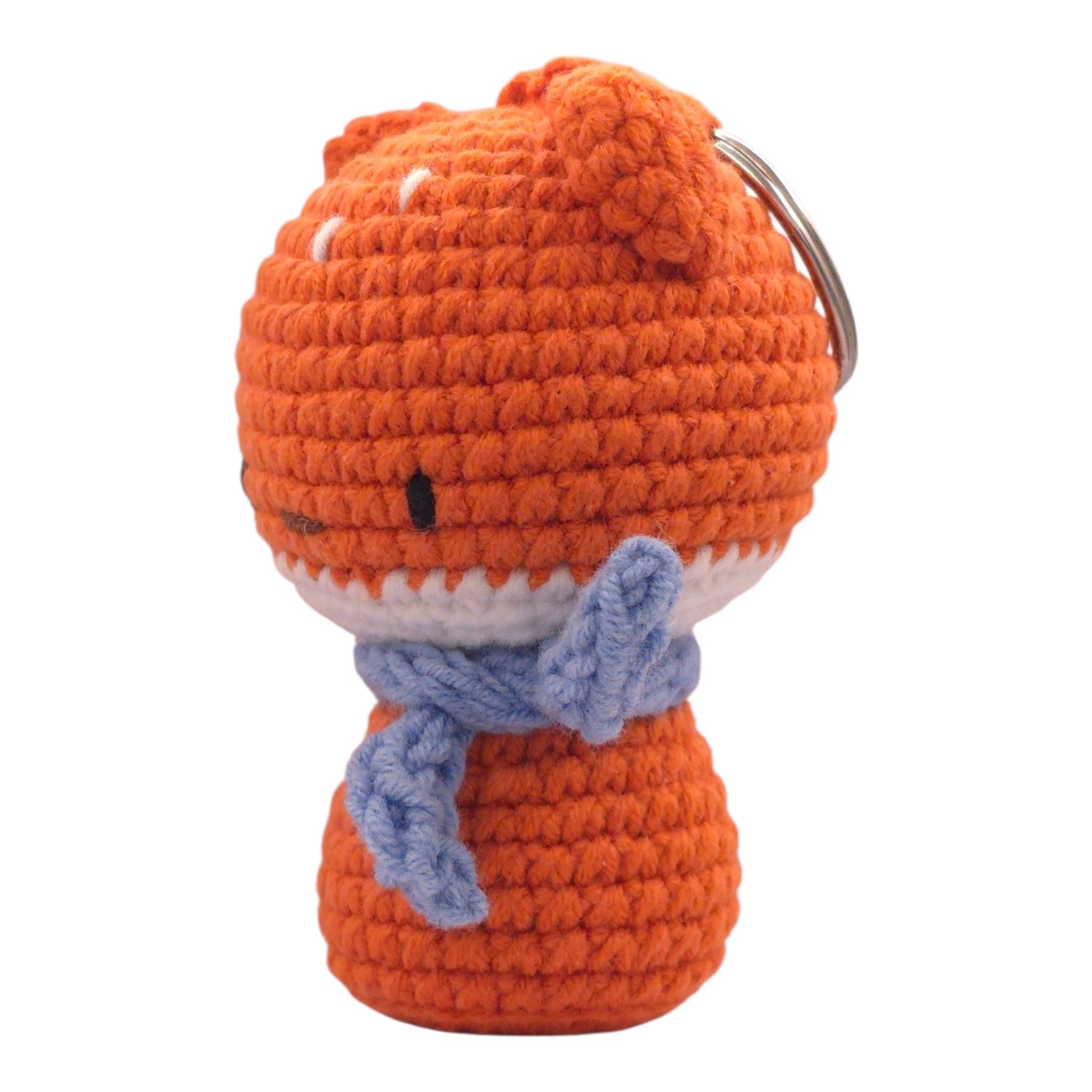 Orange Fox Scarf Keychain - UniqueEntity Art