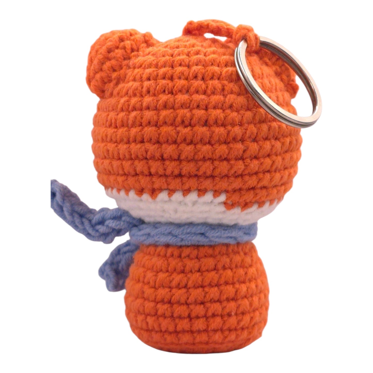 Orange Fox Scarf Keychain - UniqueEntity Art