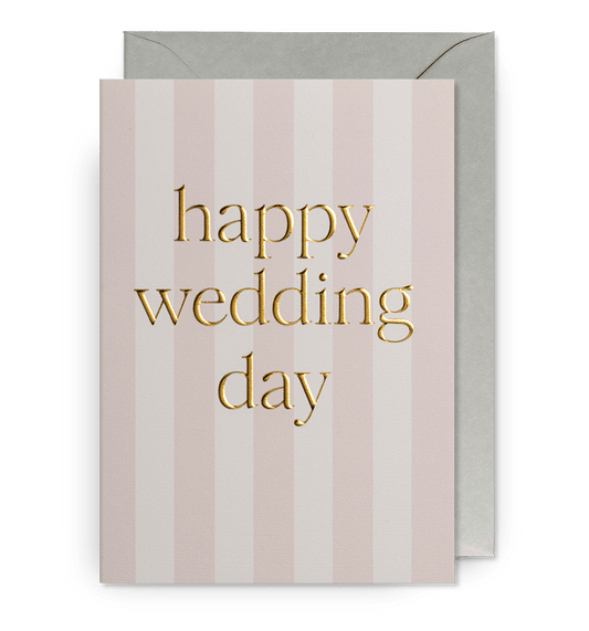 Parasol - Happy Wedding Day - Greeting Card - UniqueEntity Art