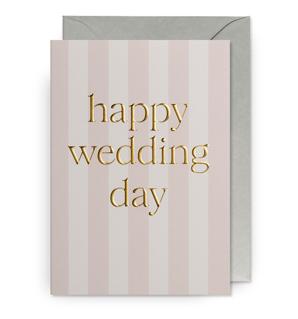 Parasol - Happy Wedding Day - Greeting Card