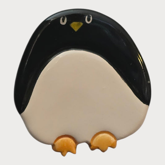Penguin Butt Ceramic Magnet - UniqueEntity Art