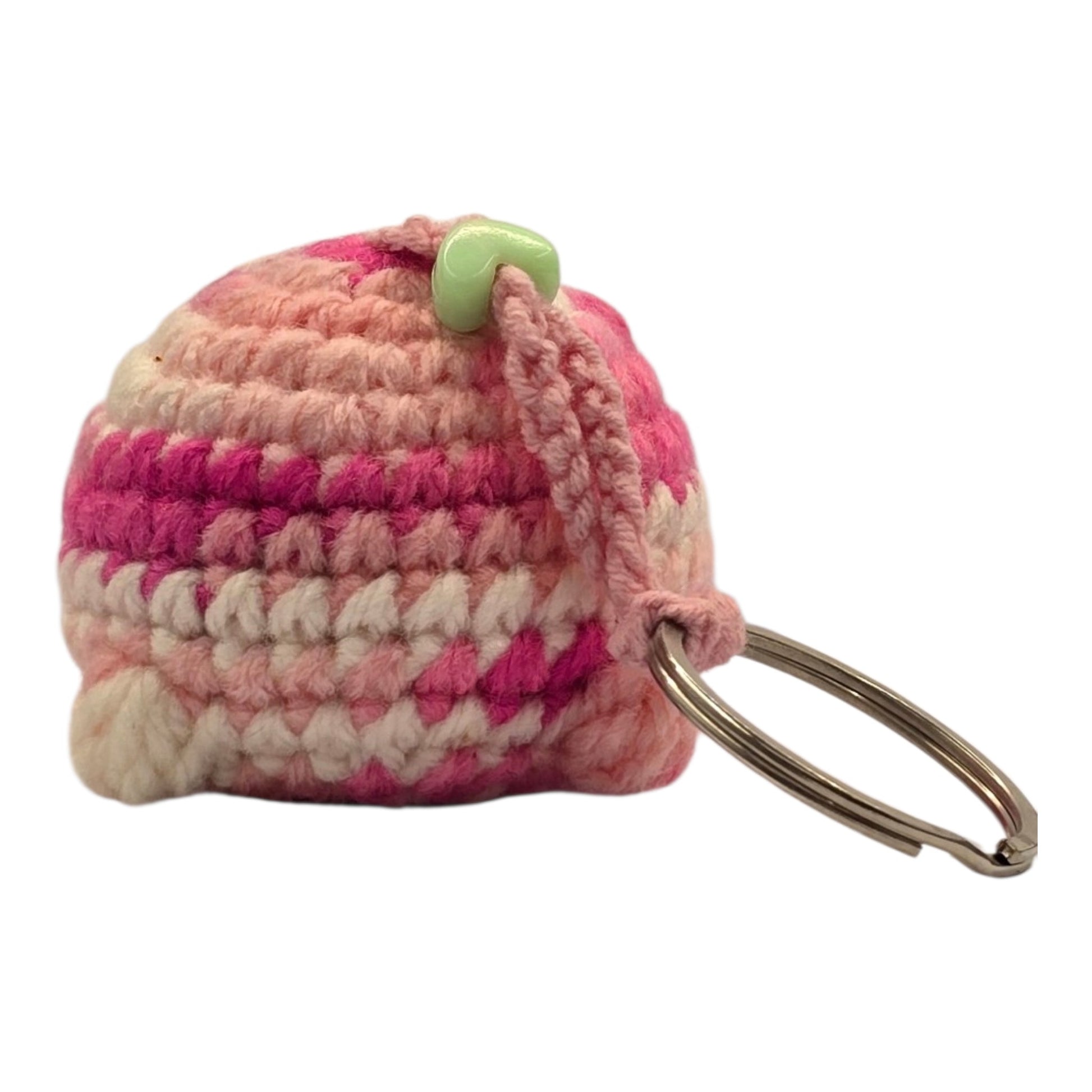Pink Strawberry Bunny Keychain - UniqueEntity Art