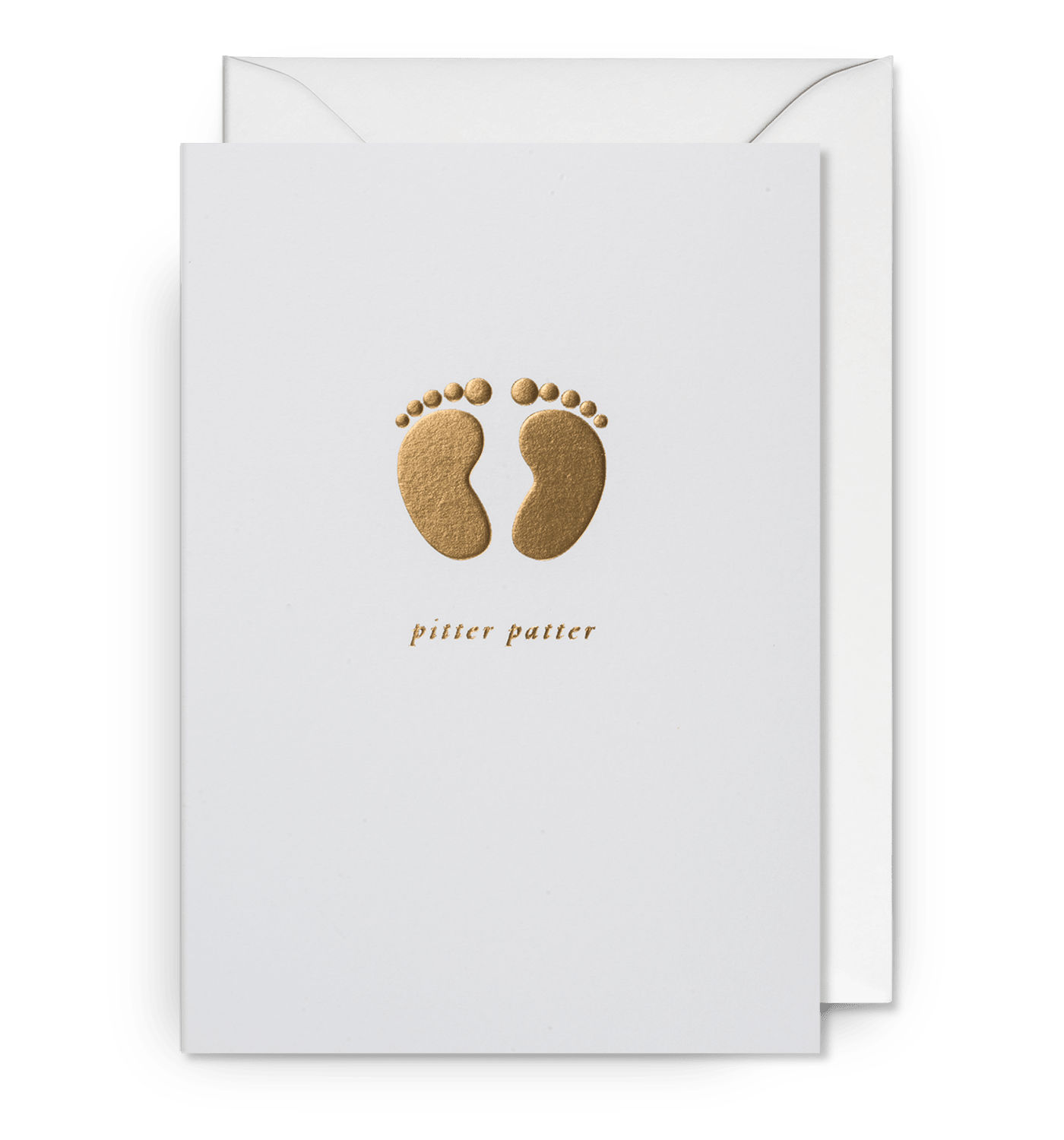 Pitter Patter New Baby Card - UniqueEntity Art
