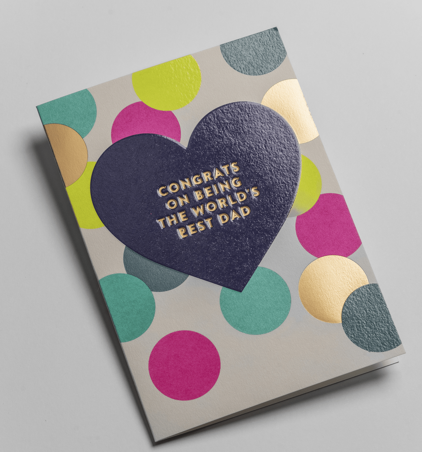Postco - Congrats On Being The World's Best Dad - Greeting Cards - UniqueEntity Art