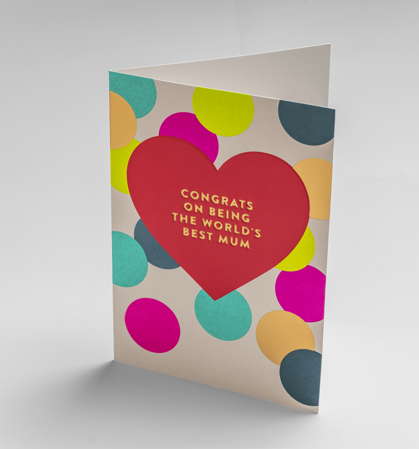 Postco - Congrats On Being The World's Best Mum - Greeting Cards - UniqueEntity Art