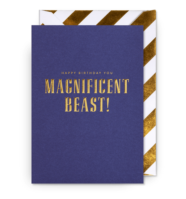 Postco - Magnificent Beast Greeting Card