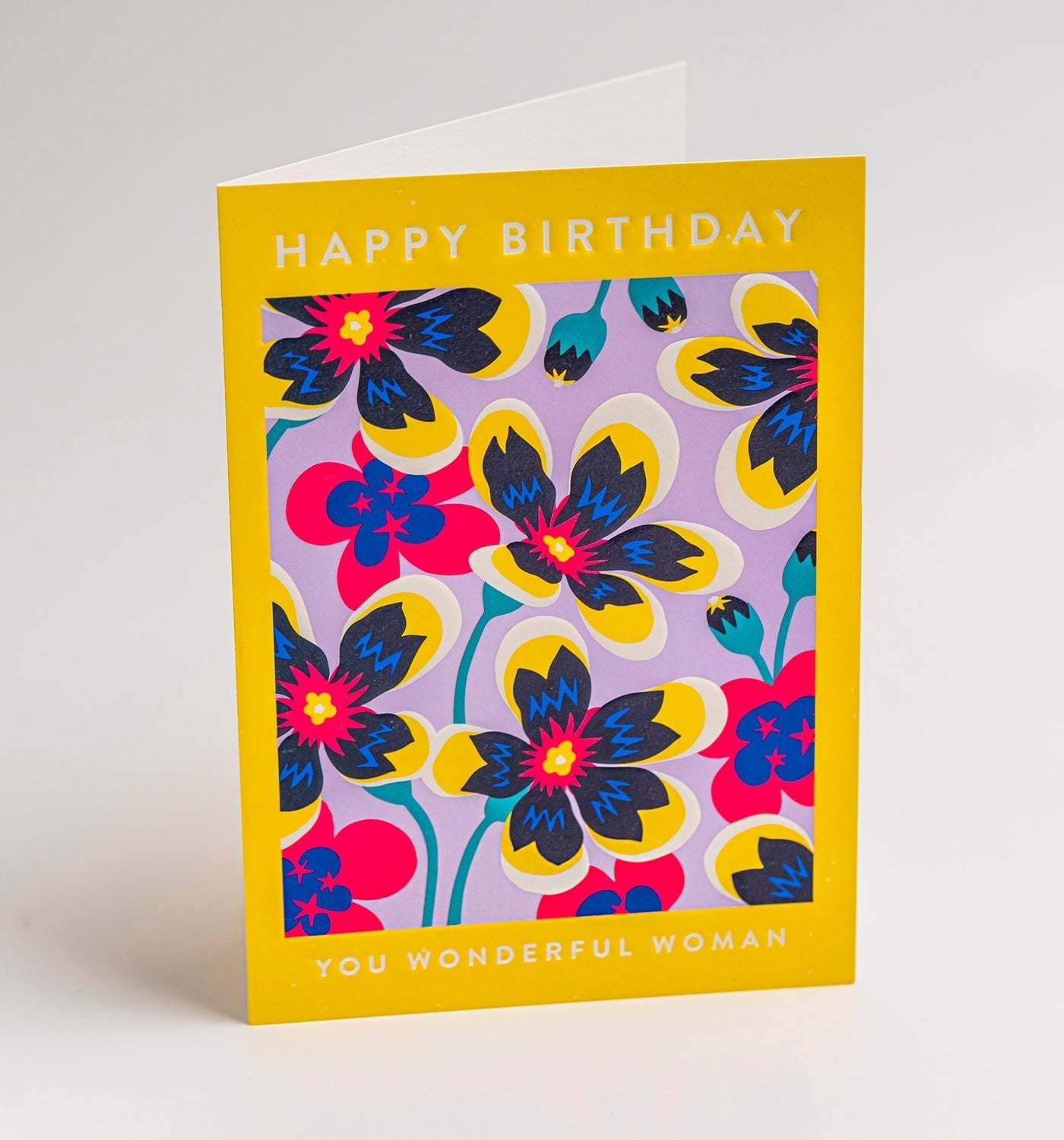 Primula Happy Birthday You Wonderful Woman - UniqueEntity Art